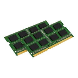 Kingston ValueRAM - DDR3 - kit - 16 GB: 2 x 8 GB - SO-DIMM 204-pin - 1600 MHz / PC3-12800 - CL11 - 1.5 V - unbuffered - non-ECC