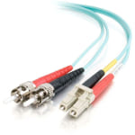 C2G 5m LC-ST 10Gb 50/125 OM3 Duplex Multimode Fiber Optic Cable (TAA Compliant) - Aqua - Patch cable - TAA Compliant - LC multi-mode (M) to ST multi-mode (M) - 5 m - fiber optic - duplex - 50 / 125 micron - OM3 - aqua