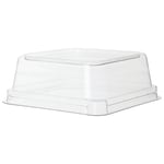 Eco-Products WorldView Square Lids, 5in, 100% Recycled, Clear, Pack Of 400 Lids