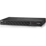 ATEN eco PDU PE6208A 8-Outlets PDU-TAA Compliant - IEC 60320 C20 - 8 x NEMA 5-20R - 120 V AC - 1920 W - Network (RJ-45) - 9.84 ft Cord Length - 1U - Rack-mountable