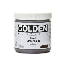 Golden Heavy Body Acrylic Paint, 16 Oz, Cerulean Blue Chromium