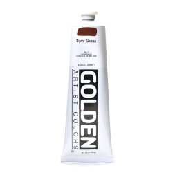 Golden Heavy Body Acrylic Paint, 16 Oz, Burnt Umber Light