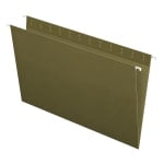 Pendaflex Hanging Folders, Legal Size, 100% Recycled, Standard Green, Box Of 25 Folders