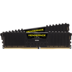 Corsair Vengeance LPX 8GB (2x4GB) DDR4 DRAM 2666MHz C16 Memory Kit - Black Kit - 8 GB (2 x 4GB) - DDR4-2666/PC4-21300 DDR4 SDRAM - 2666 MHz - CL16 - 1.20 V - Unbuffered - 288-pin - DIMM