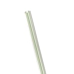 Eco-Products Compostable Straws, Unwrapped, 7-3/4in, 100% Recycled, Clear/Green, Case Of 9,600 Straws