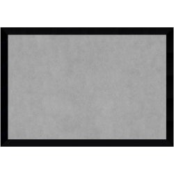 Amanti Art Magnetic Bulletin Board, 39in x 27in, Black Museum Wood Frame