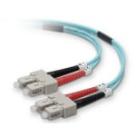 Belkin 10 Gig Aqua - Patch cable - SC/PC multi-mode (M) to SC/PC multi-mode (M) - 30 m - fiber optic - 50 / 125 micron - aqua