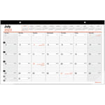 2023-2024 Office Depot Brand Monthly Academic Desk Calendar, 17-3/4in x 10-7/8in, 30% Recycled, July 2023 to June 2024