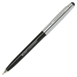 SKILCRAFT Multifunction Ballpoint Pen/Stylus, 0.5 mm, Medium Point, Black Barrel, Black Ink (AbilityOne 7520-01-643-8194)