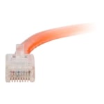 C2G 35ft Cat6 Non-Booted Unshielded (UTP) Ethernet Network Patch Cable - Orange - Patch cable - RJ-45 (M) to RJ-45 (M) - 35 ft - UTP - CAT 6 - orange