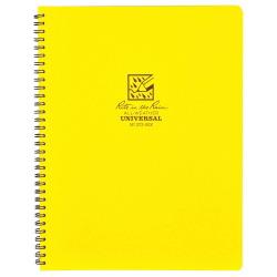 Office Depot Brand Stellar Poly Notebook, 8-1/2in x 11in, 5 Subject, College Ruled, 200 Sheets, Baby Blue