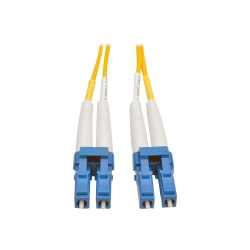 Eaton Tripp Lite Series Duplex Singlemode 9/125 Fiber Patch Cable (LC/LC), 2M (6 ft.) - Patch cable - LC single-mode (M) to LC single-mode (M) - 2 m - fiber optic - duplex - 9 / 125 micron - riser - yellow