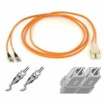 Belkin Fiber Optic Duplex Patch Cable - SC Male - ST Male - 30ft - Orange