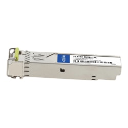 AddOn Edge-corE ET3203-BX20D Compatible TAA Compliant 100Base-BX SFP Transceiver (SMF, 1550nmTx/1310nmRx, 20km, LC) - 100% compatible and guaranteed to work