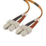 Belkin - Patch cable - SC/PC multi-mode (M) to SC/PC multi-mode (M) - 15 m - fiber optic - 50 / 125 micron - OM2 - orange