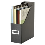 Snap-N-Store Magazine Holder, Letter Size, Black