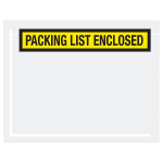 Tape Logic "Packing List Enclsoed" Envelopes, Panel Face, 7in x 5 1/2in, Yellow, Pack Of 1,000