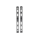 Tripp Lite 48U Rack Enclosure Server Cabinet Vertical Cable Management Bars - Cable management bar - black - 48U (pack of 2)