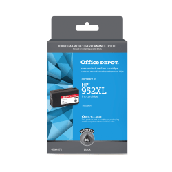 Office Depot Brand Remanufactured High-Yield Black Ink Cartridge Replacement For HP 952XL