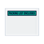 Partners Brand "Packing List Enclosed" Envelopes, Panel Face, 4 1/2in x 5 1/2in, Green, Pack Of 1,000