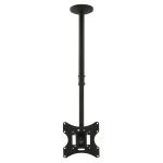 Mount-It! MI-508 Full-Motion Ceiling TV Mount For Screens 23 - 42in, 22-15/16inH x 22-15/16inW x 5-15/16inD, Black