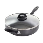 Oster Clairborne 10-1/4in Aluminum Saute Pan, Charcoal Gray