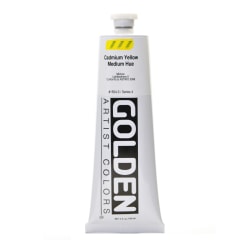 Golden Heavy Body Acrylic Paint, 16 Oz, Green Gold