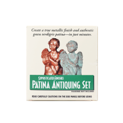 Triangle Coatings Sophisticated Finishes Patina Green Antiquing Solution, 8 Oz