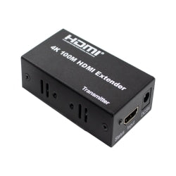 4XEM 100M/328FT HDMI Extender Over Single CAT-5E or CAT-6 RJ45 - 1 Input Device - 1 Output Device - 328.08 ft Range - 2 x Network (RJ-45) - 1 x HDMI In - 1 x HDMI Out - 4K - 3840 x 2160 - Twisted Pair - Category 6