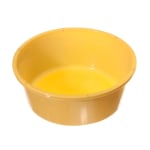 Medline Round Plastic Washbasins, 5 Qt, Gold, Pack Of 50