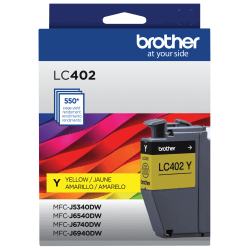 Brother LC402 Yellow Ink Cartridge, LC402Y