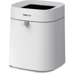 Townew T Air X Smart Trash Can, 4.4 Gallons, 13-1/2inH x 10-5/16inW x 11-3/16inD, White