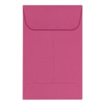 LUX Coin Envelopes, #1, Gummed Seal, Magenta, Pack Of 50