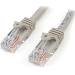 StarTech.com Cat5e Snagless UTP Patch Cable, 10ft, Gray