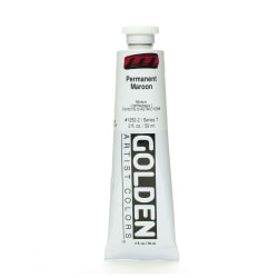 Golden Heavy Body Acrylic Paint, 5 Oz, Naphthol Red Medium