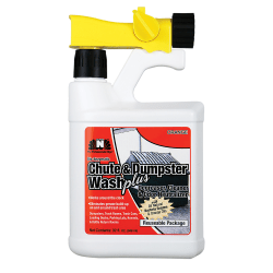 Hospeco Chute & Dumpster Wash Plus, 32 Oz, Pack Of 6 Bottles