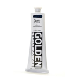 Golden Heavy Body Acrylic Paint, 5 Oz, Transparent Red Iron Oxide