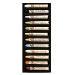 Sennelier Oil Pastels, Assorted Bright, Set Of 12