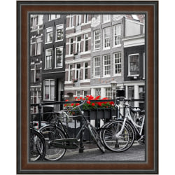 Amanti Art Picture Frame, 29in x 23in, Matted For 18in x 24in, Trio Oil-Rubbed Bronze