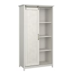 Sauder Coral Cape 35inW Storage Cabinet, Glacier Oak