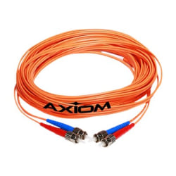 Axiom LC/LC Multimode Duplex OM2 50/125 Fiber Optic Cable 40m - 131.23 ft Fiber Optic Network Cable for Network Device - First End: 2 x LC Network - Male - Second End: 2 x LC Network - Male