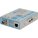 Omnitron Systems Fast Ethernet Fiber to Copper Media Converter - 1 x Network (RJ-45) - No - No - 100Base-FX, 100Base-TX - 3.11 Mile - Wall Mountable, Rack-mountable, Rail-mountable, Desktop