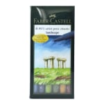 Faber-Castell Pitt Artist Brush Pens, Landscape, 6 Pens Per Set, Pack Of 2 Sets