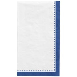 Amscan Premium Buffet Napkins, 7-3/4in x 4-1/2in, Bright Royal Blue