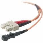 Belkin - Patch cable - MT-RJ multi-mode (M) to SC/PC multi-mode (M) - 15.2 m - fiber optic - 62.5 / 125 micron - orange