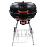 GrillSmith Charcoal Kettle Grill, 36-5/8inH x 25-13/16inW x 23inD, Black