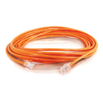 C2G Cat5e Non-Booted Unshielded (UTP) Network Crossover Patch Cable - Crossover cable - RJ-45 (M) to RJ-45 (M) - 7 ft - UTP - CAT 5e - orange