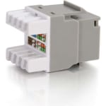 C2G Premise Plus - Modular insert - CAT 5e - gray - 1 port