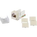 C2G Cat6 RJ45 UTP Keystone Jack - Ivory - 3.20 oz