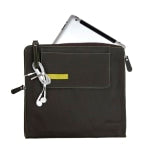 Walter + Ray ZipSleeve Leather Organizer, Gray